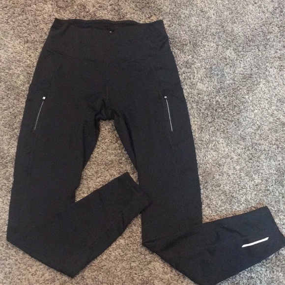 athleta winter running tights